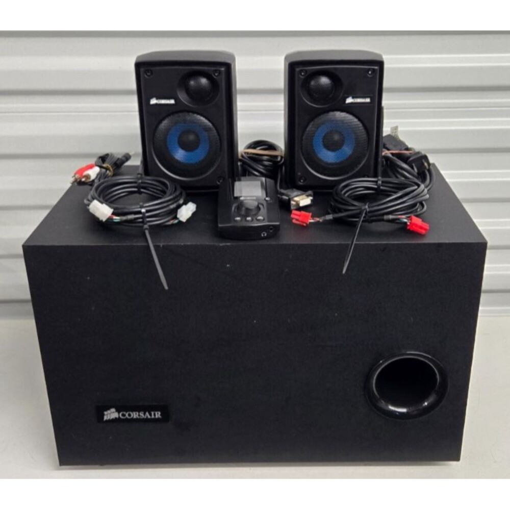 Corsair SP2500 2.1 PC Gaming Speaker System w/ OEM Wires & Control Pod Included